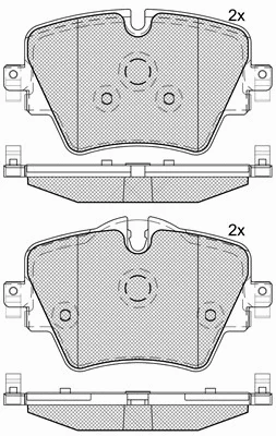 Brake Pad Set, disc brake (20157)