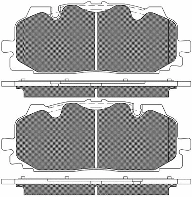 Brake Pad Set, disc brake (20235)