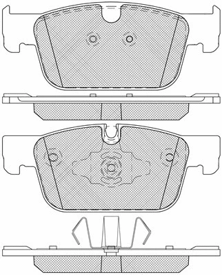 Brake Pad Set, disc brake (20205)