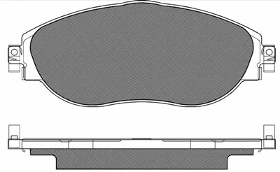 Brake Pad Set, disc brake (20258)
