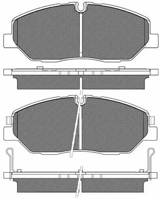 Brake Pad Set, disc brake (20230)