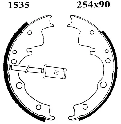 Brake Shoe Set (01535)