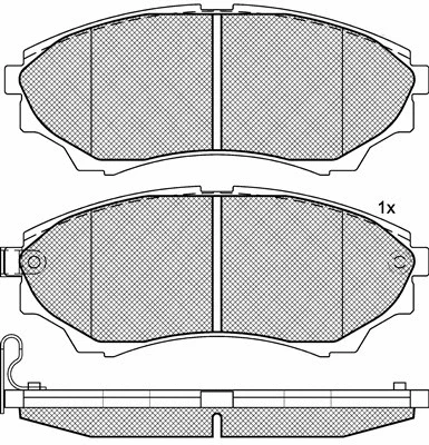Brake Pad Set, disc brake (20192)