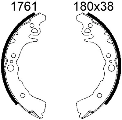 Brake Shoe Set (01761)
