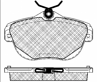 Brake Pad Set, disc brake (10967)