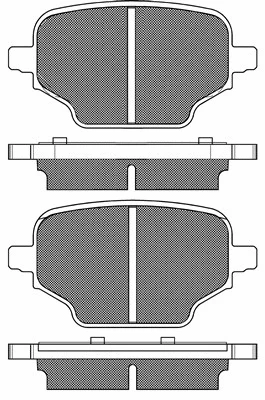 Brake Pad Set, disc brake (20279)