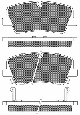 Brake Pad Set, disc brake (20231)
