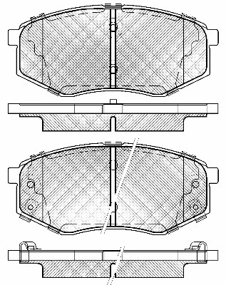 Brake Pad Set, disc brake (20050)