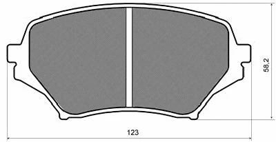 Brake Pad Set, disc brake (20239)