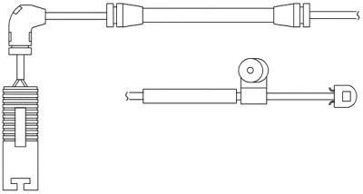Warning Contact, brake pad wear (09016)