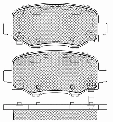 Brake Pad Set, disc brake (20151)