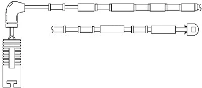 Warning Contact, brake pad wear (09036)