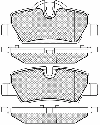 Brake Pad Set, disc brake (20218)