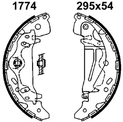 Brake Shoe Set (01774)