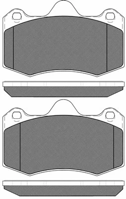 Brake Pad Set, disc brake (20225)