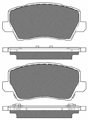 Brake Pad Set, disc brake (20287)