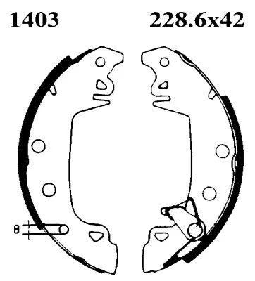Brake Kit, drum brake (7174)