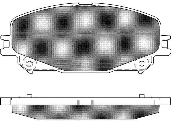 Brake Pad Set, disc brake (20302)