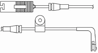 Warning Contact, brake pad wear (09022)