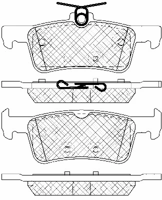 Brake Pad Set, disc brake (20116)