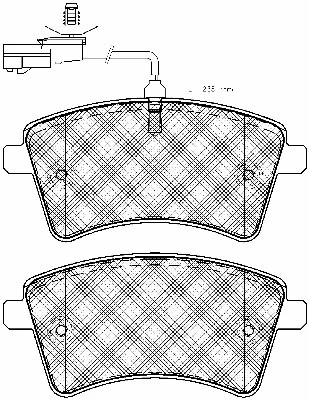Brake Pad Set, disc brake (10977)