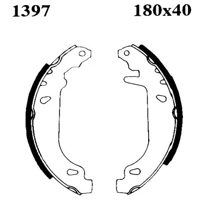 Brake Shoe Set (01397)