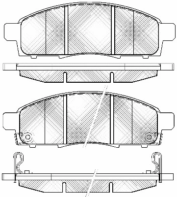 Brake Pad Set, disc brake (20083)