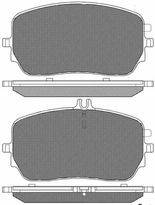 Brake Pad Set, disc brake (20275)