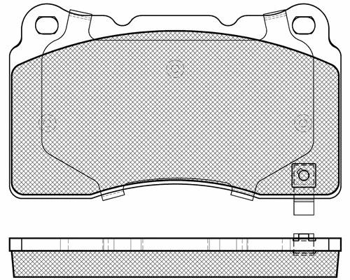 Brake Pad Set, disc brake (20168)