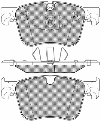 Brake Pad Set, disc brake (20193)