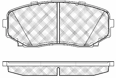 Brake Pad Set, disc brake (20067)