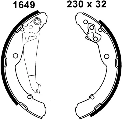 Brake Kit, drum brake (7423)