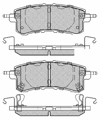 Brake Pad Set, disc brake (20085)