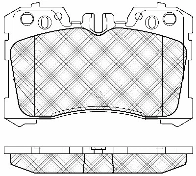 Brake Pad Set, disc brake (20063)