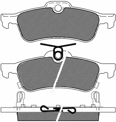 Brake Pad Set, disc brake (20185)