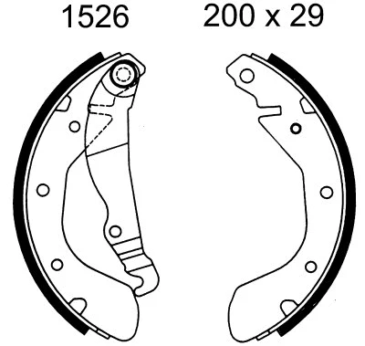 Brake Kit, drum brake (7248)