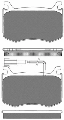 Brake Pad Set, disc brake (20255)