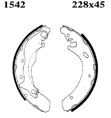 Brake Kit, drum brake (7262)