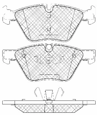 Brake Pad Set, disc brake (20120)