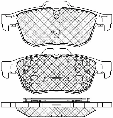 Brake Pad Set, disc brake (10978)