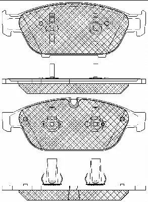 Brake Pad Set, disc brake (20006)