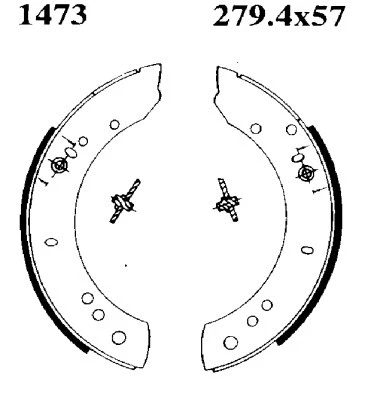 Brake Shoe Set (01473)