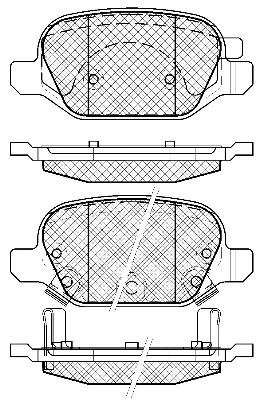 Brake Pad Set, disc brake (20034)