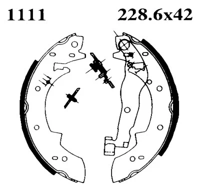 Brake Kit, drum brake (7042)