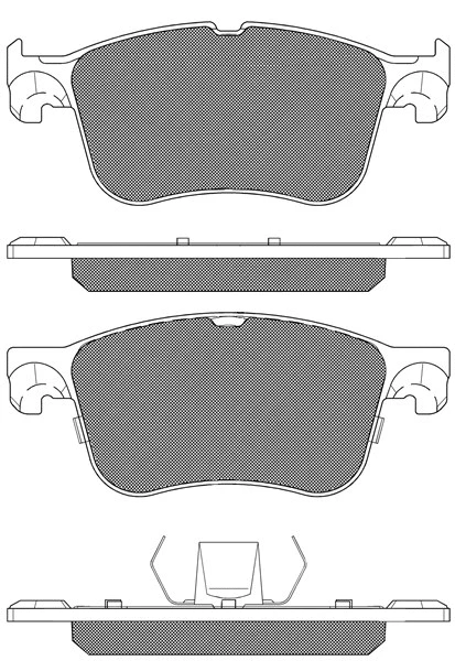 Brake Pad Set, disc brake (20297)