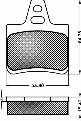 Brake Pad Set, disc brake (10451)