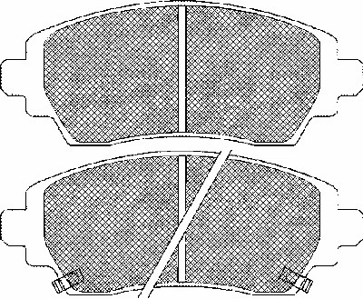 Brake Pad Set, disc brake (10820)