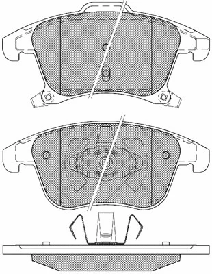 Brake Pad Set, disc brake (20141)