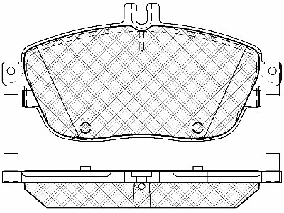 Brake Pad Set, disc brake (20069)
