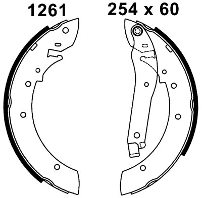 Brake Shoe Set (01261)